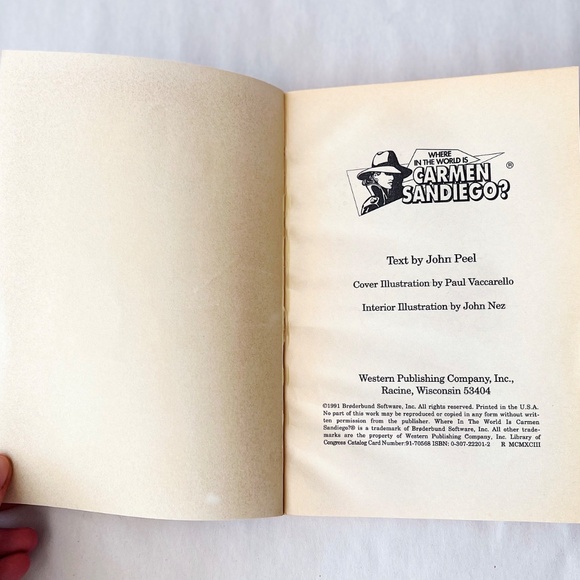 Where In the World is Carmen San Diego? Text by John Peel 1991 - Picture 3 of 5